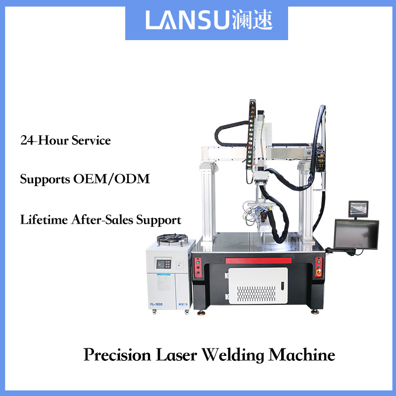 Lansu 4000W Gantry Galvo Laser Welder for Stainless Steel Kitchenware and Sink Manufacturing with CE