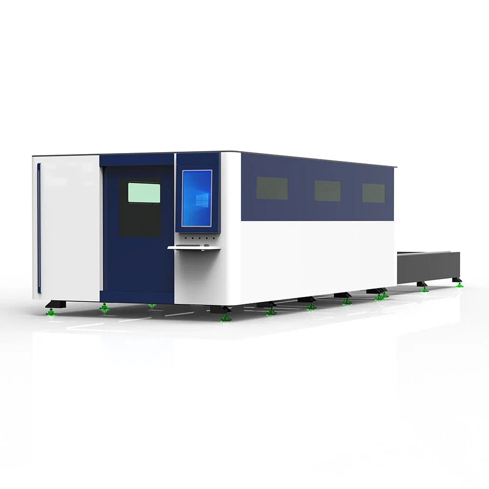Full Cover Fiber Laser Cutting Machine Thick Metal Sheet Laser Cutting Machine with Exchane Table