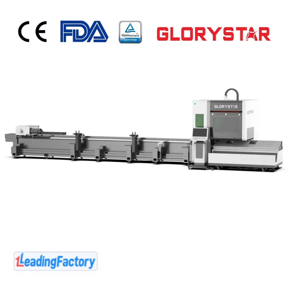 Glorystar Laser 6000 W Carbon-Steel Tube Laser Cutting Equipment for Large Furniture Frames