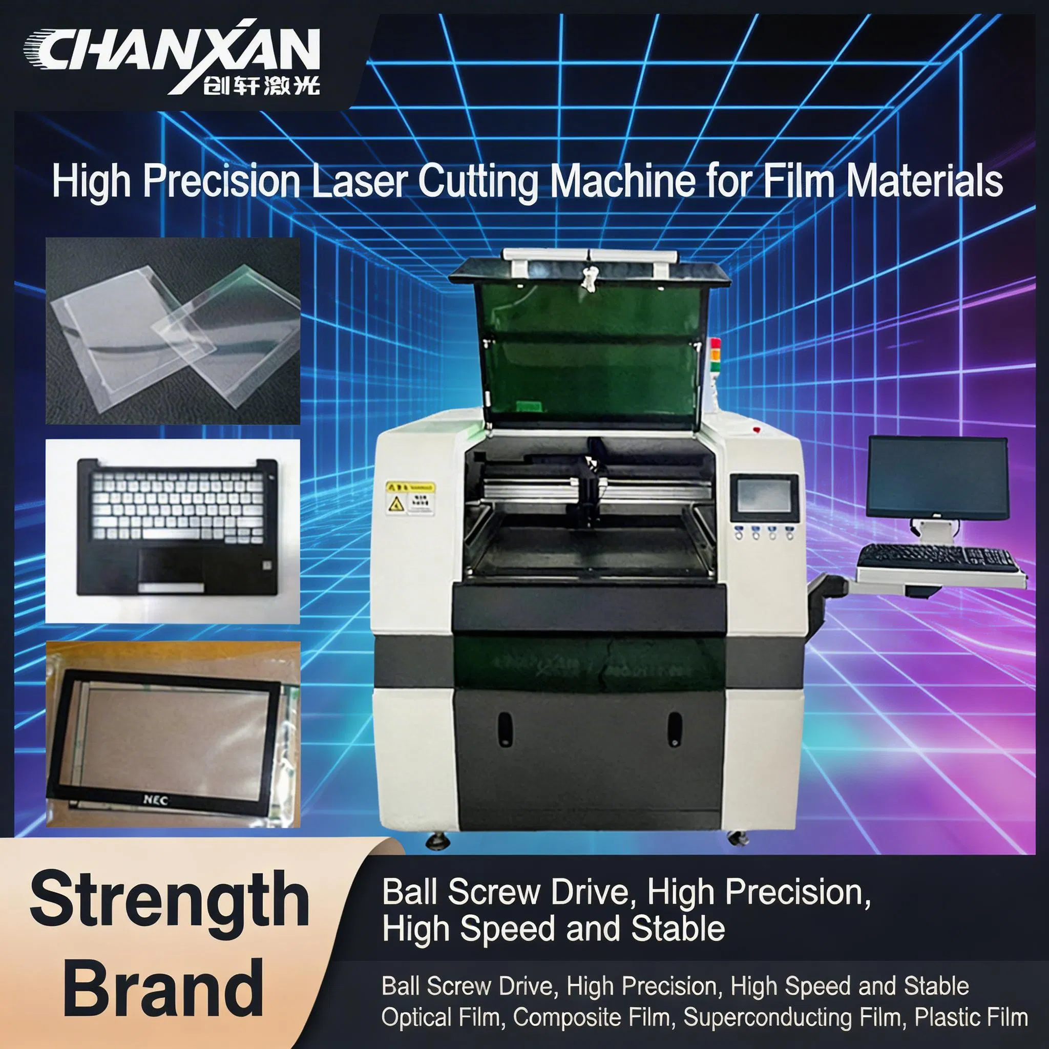 Hot Sale High Precision Non-Metal Laser Cutting Machine for Professional Software