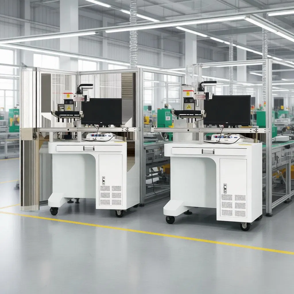 High-Speed Vision Laser PCB Marking System with Equal-Flow Annotation