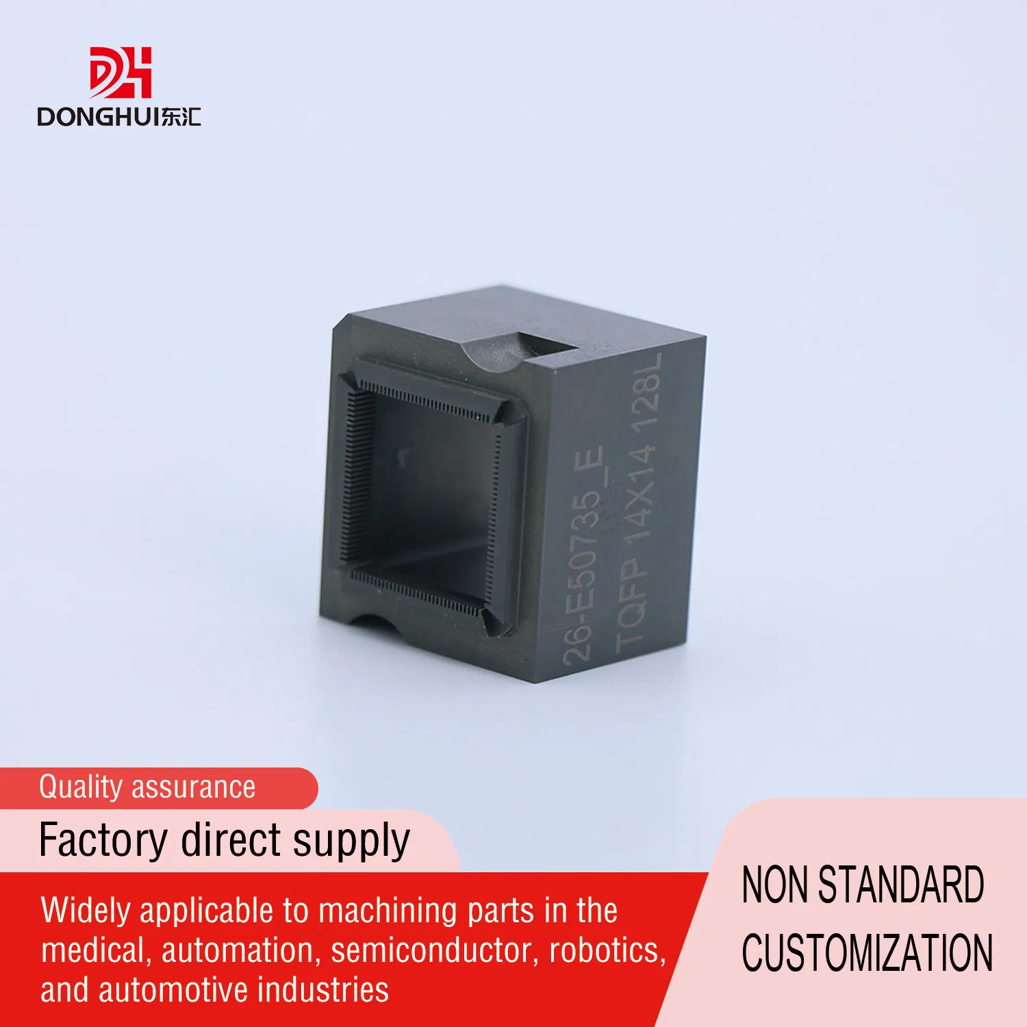 Precision Alumina Ceramic Parts for CNC Machining in Semiconductor Applications