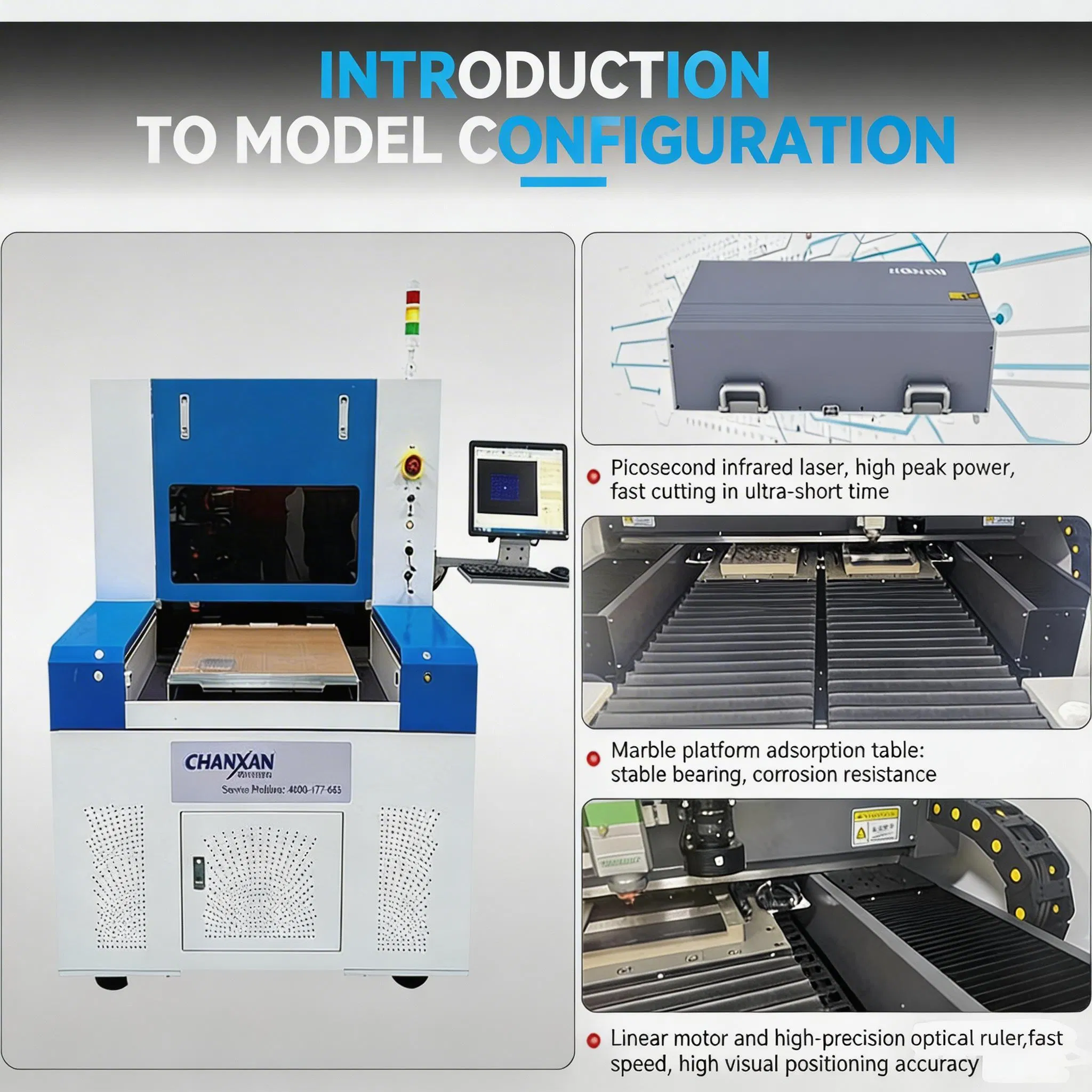 Good Service Nanosecond Laser Cutting Machine for Glass Precision Work
