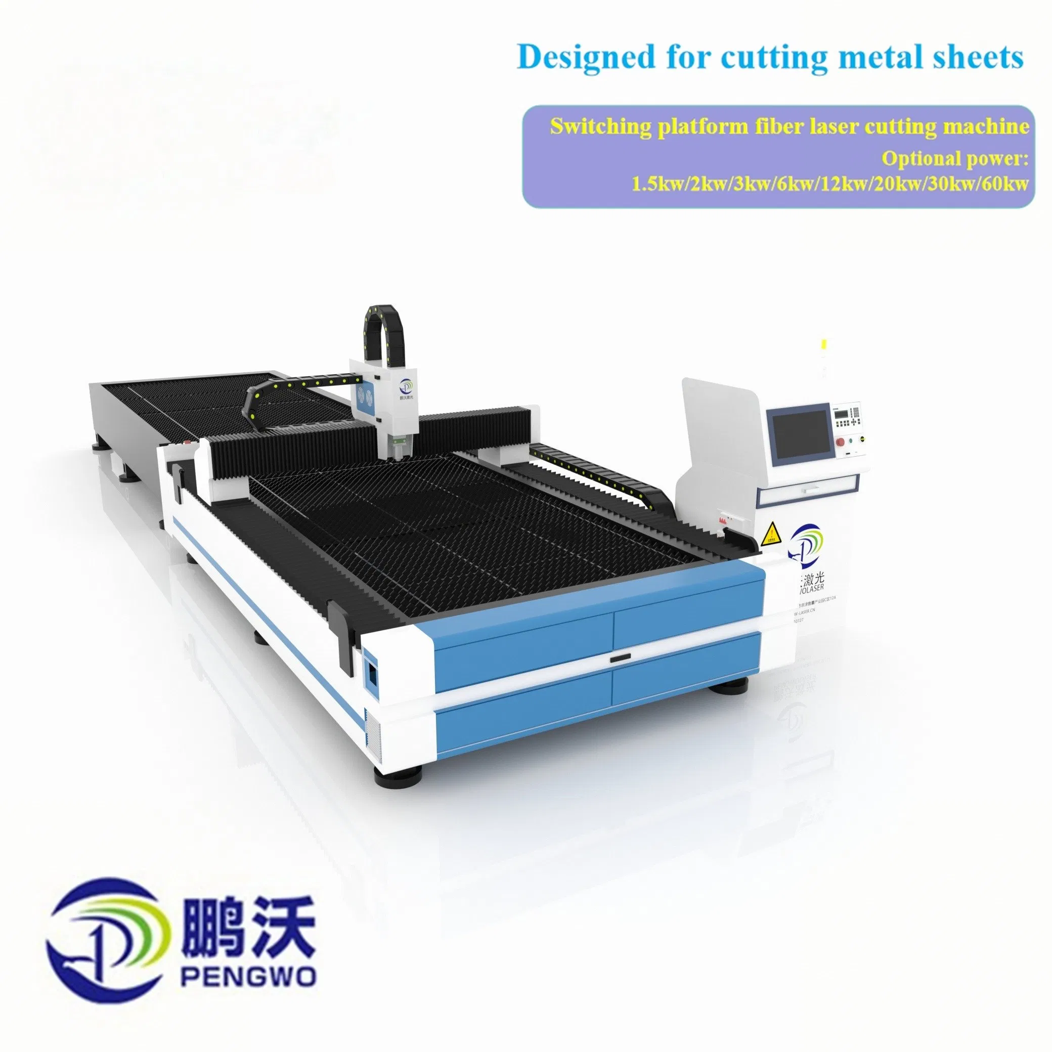 High-Power 60000W Fiber Laser Cutter for Efficient Workshops