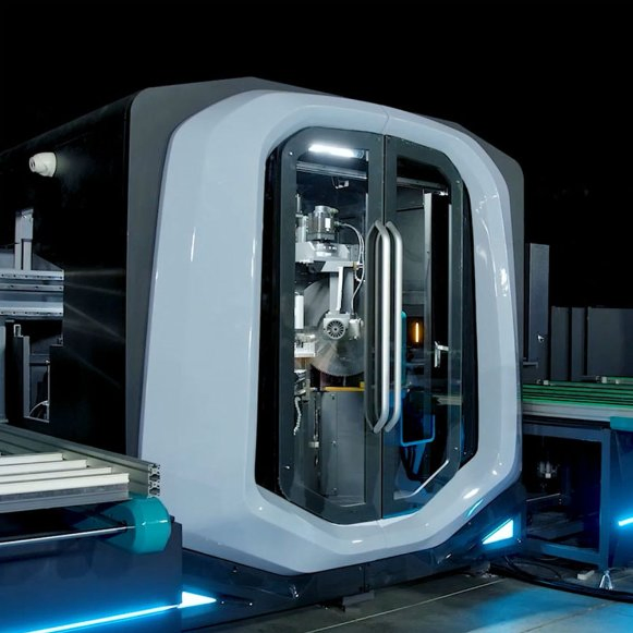 Super CNC Intelligent Machining and Cutting Line with Central Brain Control &amp; Independent Angle Cutting Device