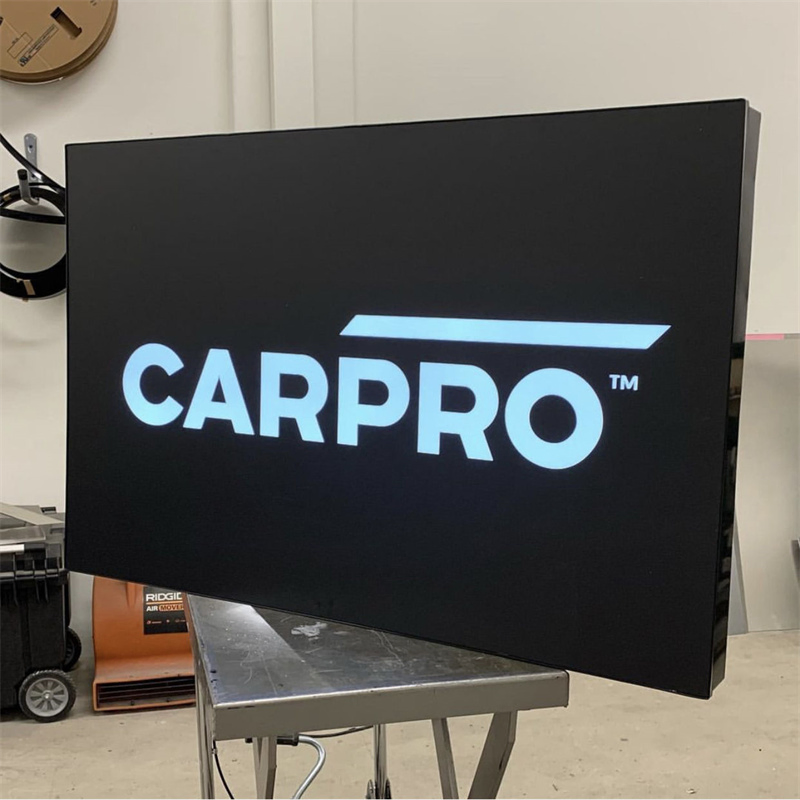 Outdoor Advertising Waterproof Custom Acrylic/Metal Channel 3D Logo LED Light Box Logo