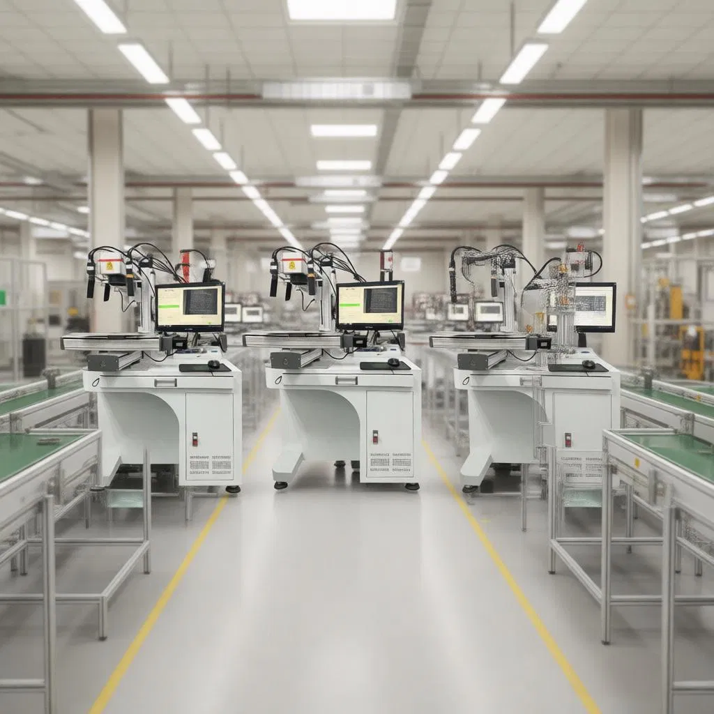 High-Speed Vision Laser PCB Marking System with Equal-Flow Annotation