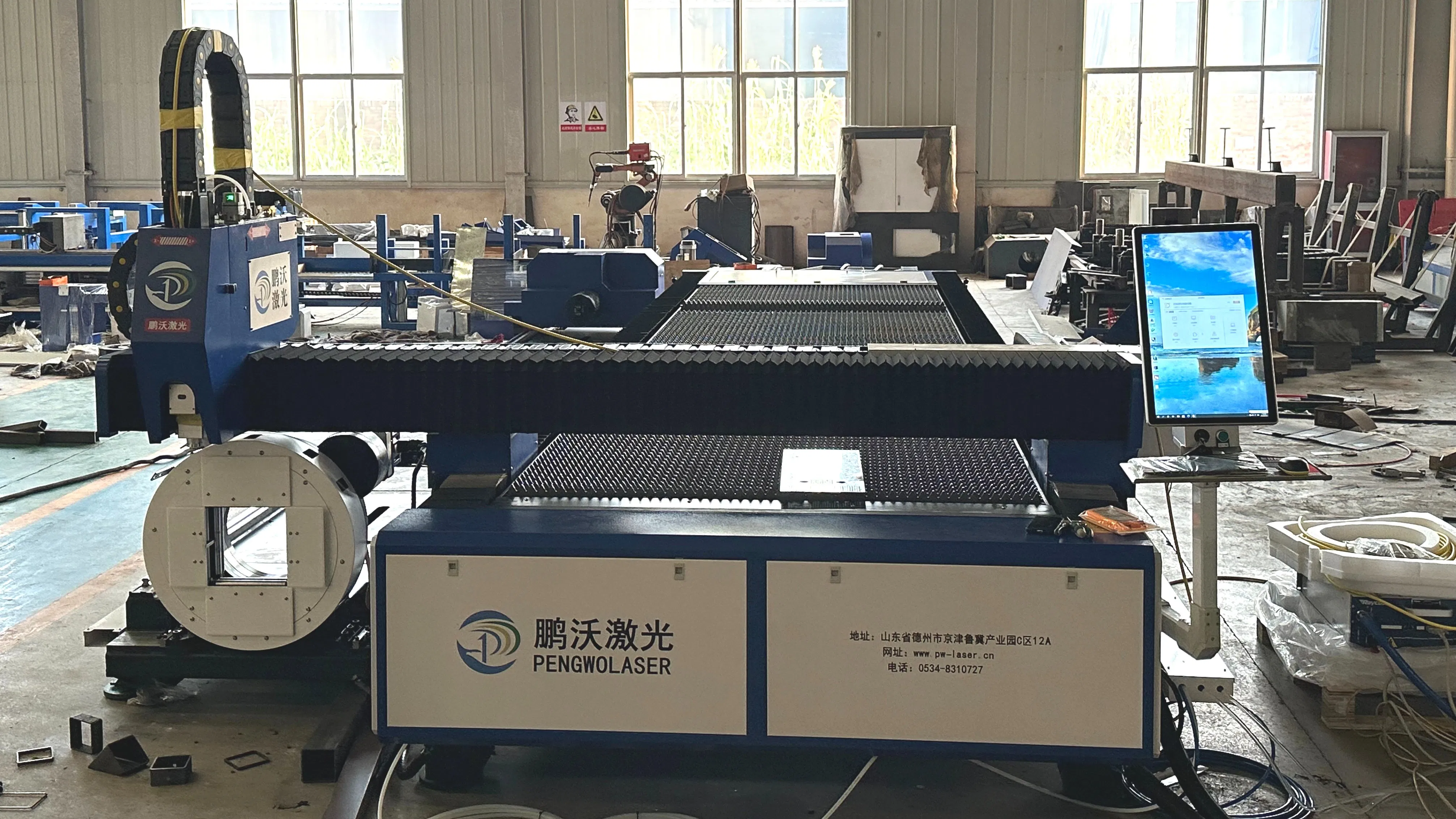 Automatic High Power High Precision CNC Fiber Laser Cutter Plate Tube Integrated Single Platform Pipe Cutting Sheet Cypcut Dst