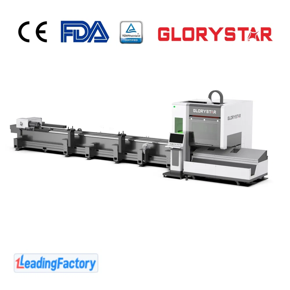 Glorystar Laser 6000 W Carbon-Steel Tube Laser Cutting Equipment for Large Furniture Frames