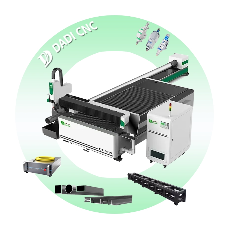 High-Precision Industrial Fiber Laser Cutting System for Metal