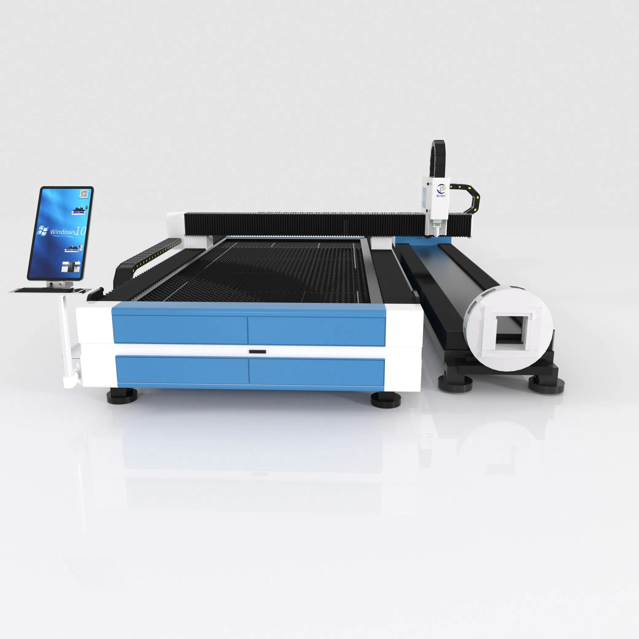 Automatic High Power High Precision CNC Fiber Laser Cutter Plate Tube Integrated Single Platform Pipe Cutting Sheet Cypcut Dst