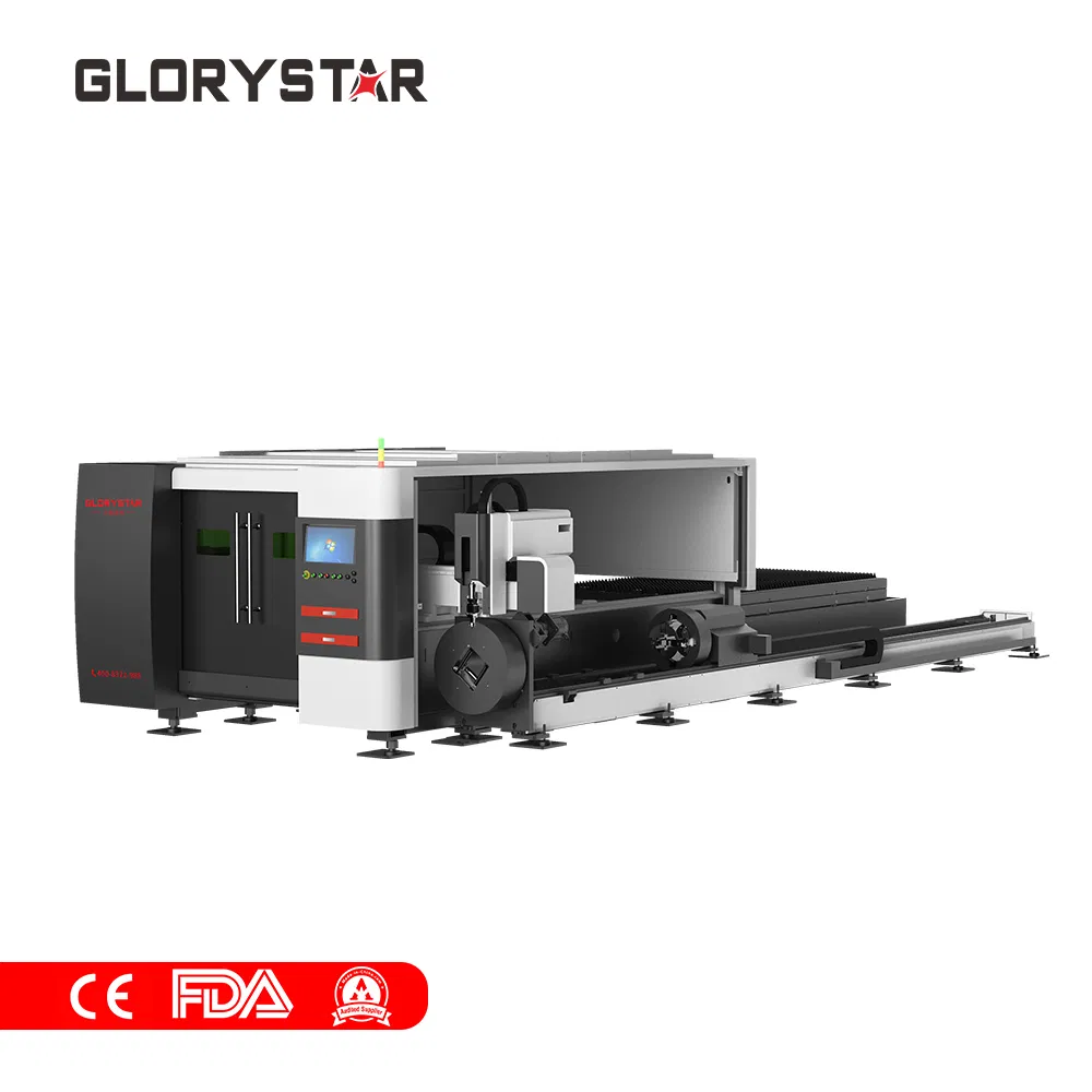 Water Cooling Tube &amp; Sheet Laser Cutting Equipment GS-3015g