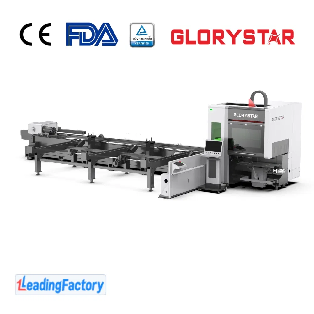 Glorystar Laser 6000 W Carbon-Steel Tube Laser Cutting Equipment for Large Furniture Frames