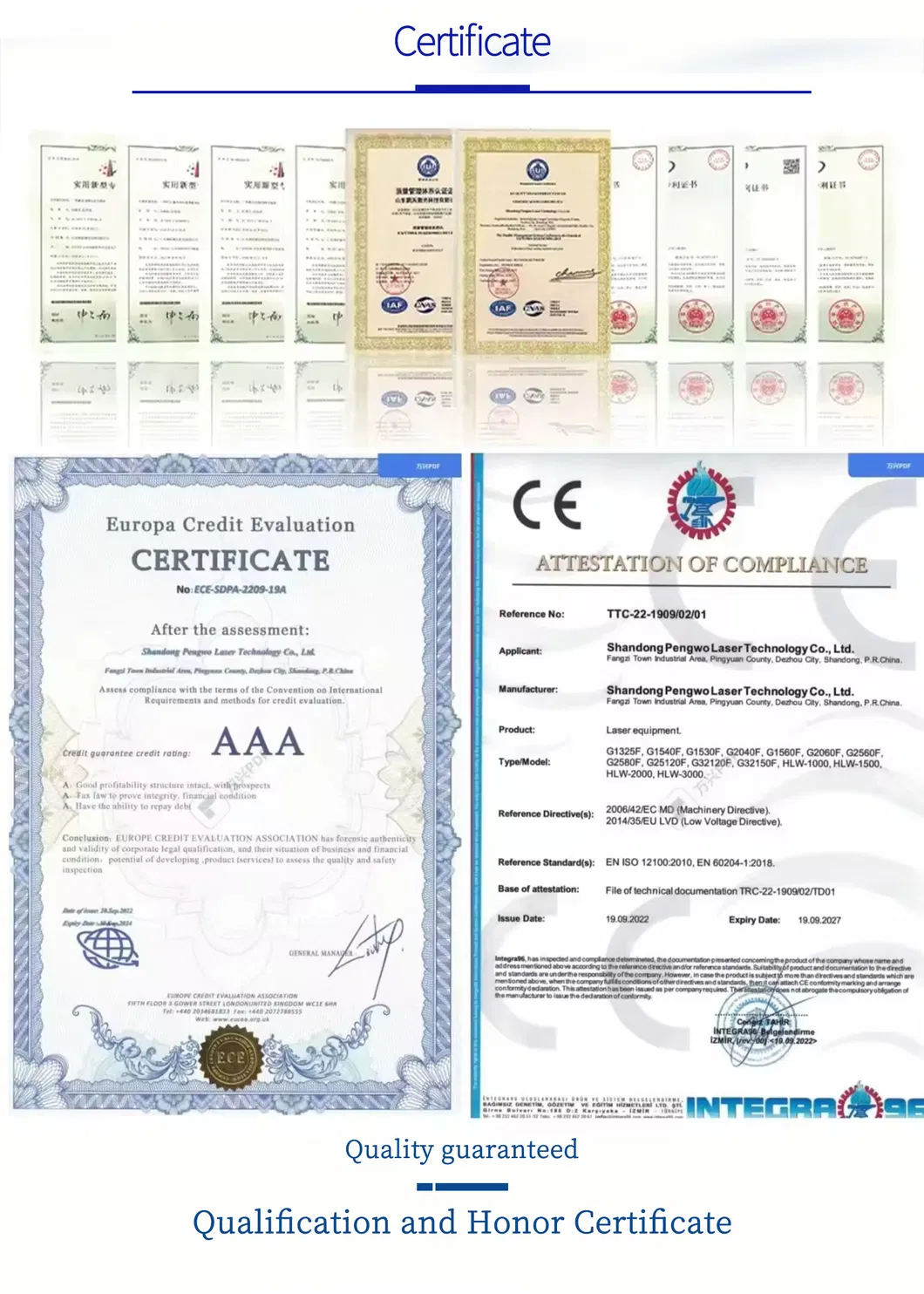 Quality Certification