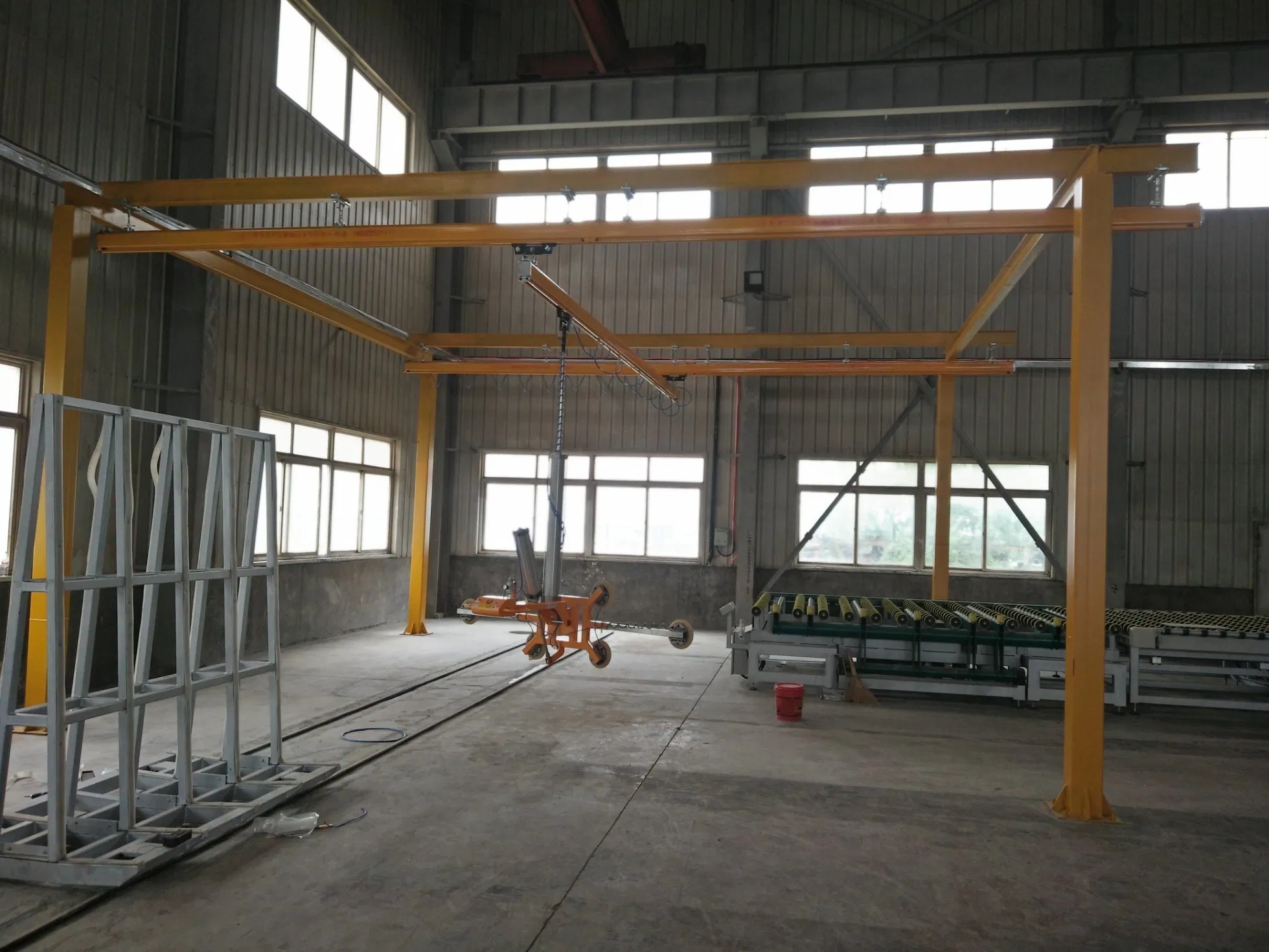 Producation Line Used Porch-Shaped Overhead Vacuum Lifter System
