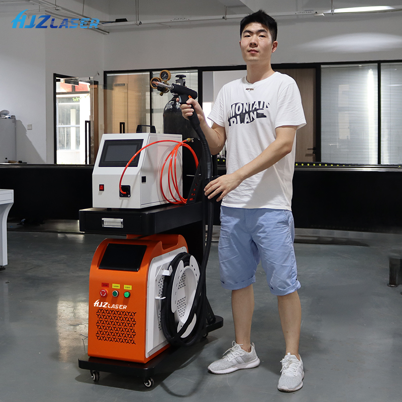 Compact Small Size Portable Air Cooling Handheld Laser Welding Machine 1500W Air Cooled Mini Laser Welder
