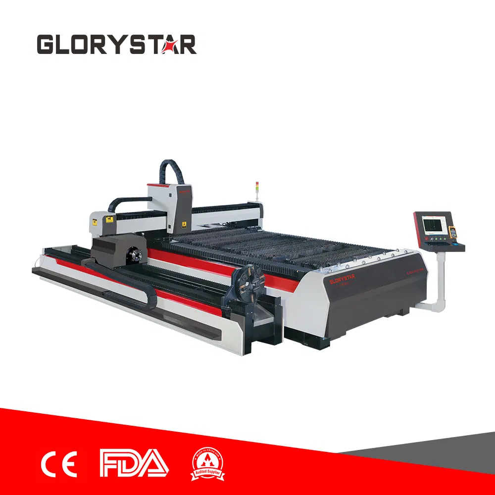 Water Cooling Tube &amp; Sheet Laser Cutting Equipment GS-3015g