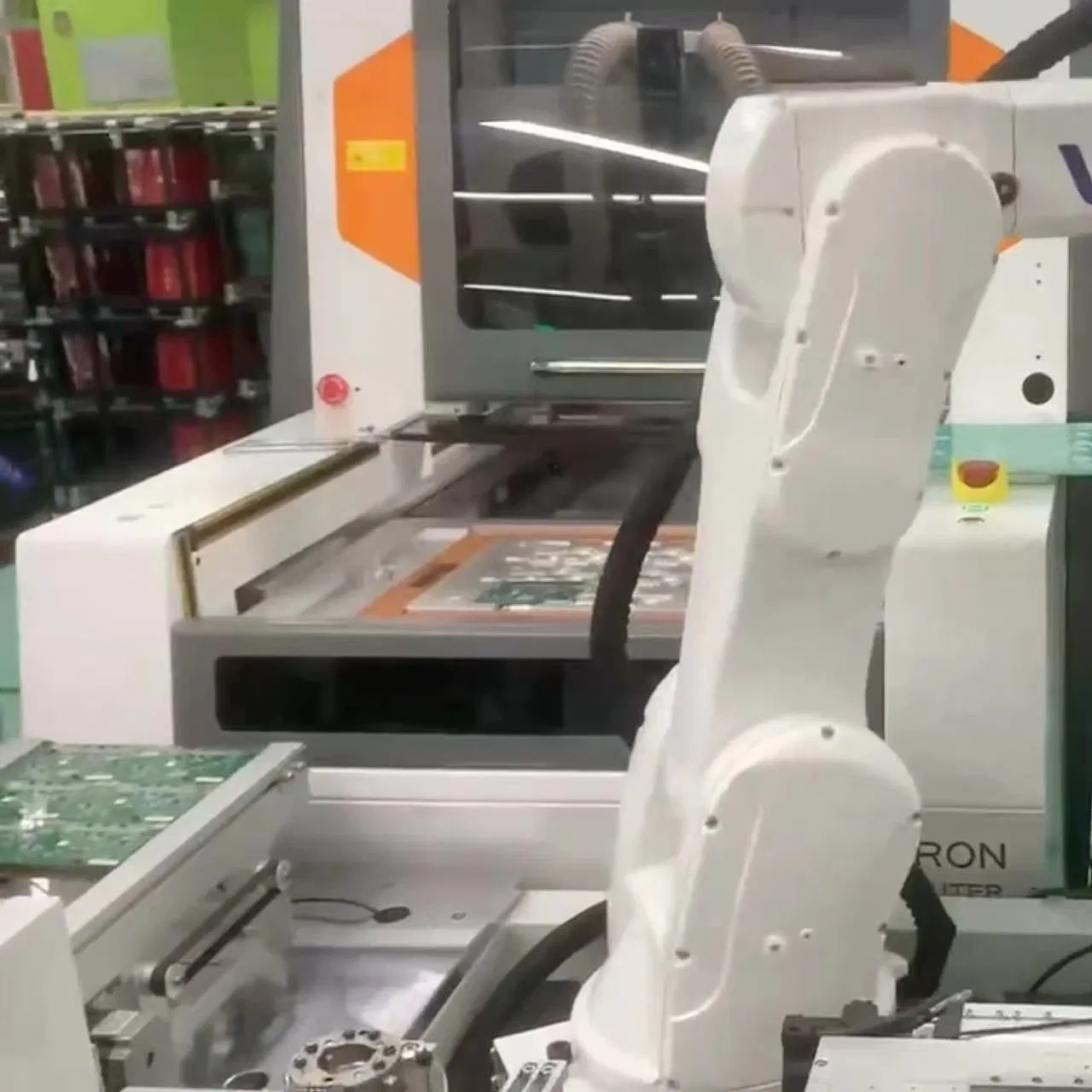 Ra PCB Separation Collaborative Robot for SMT Electronic Assembly Line, Equipped with Laser/V-Cut Dual Mode/± 0.02mm Precision Cutting Equipment