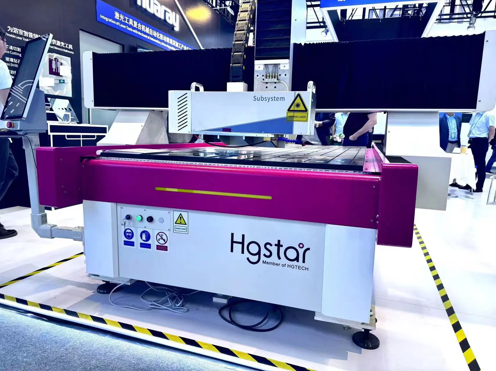 Smart Hgm-100f All-in-One Glass Sandblasting Paint Removal Glass Laser Drilling Machine