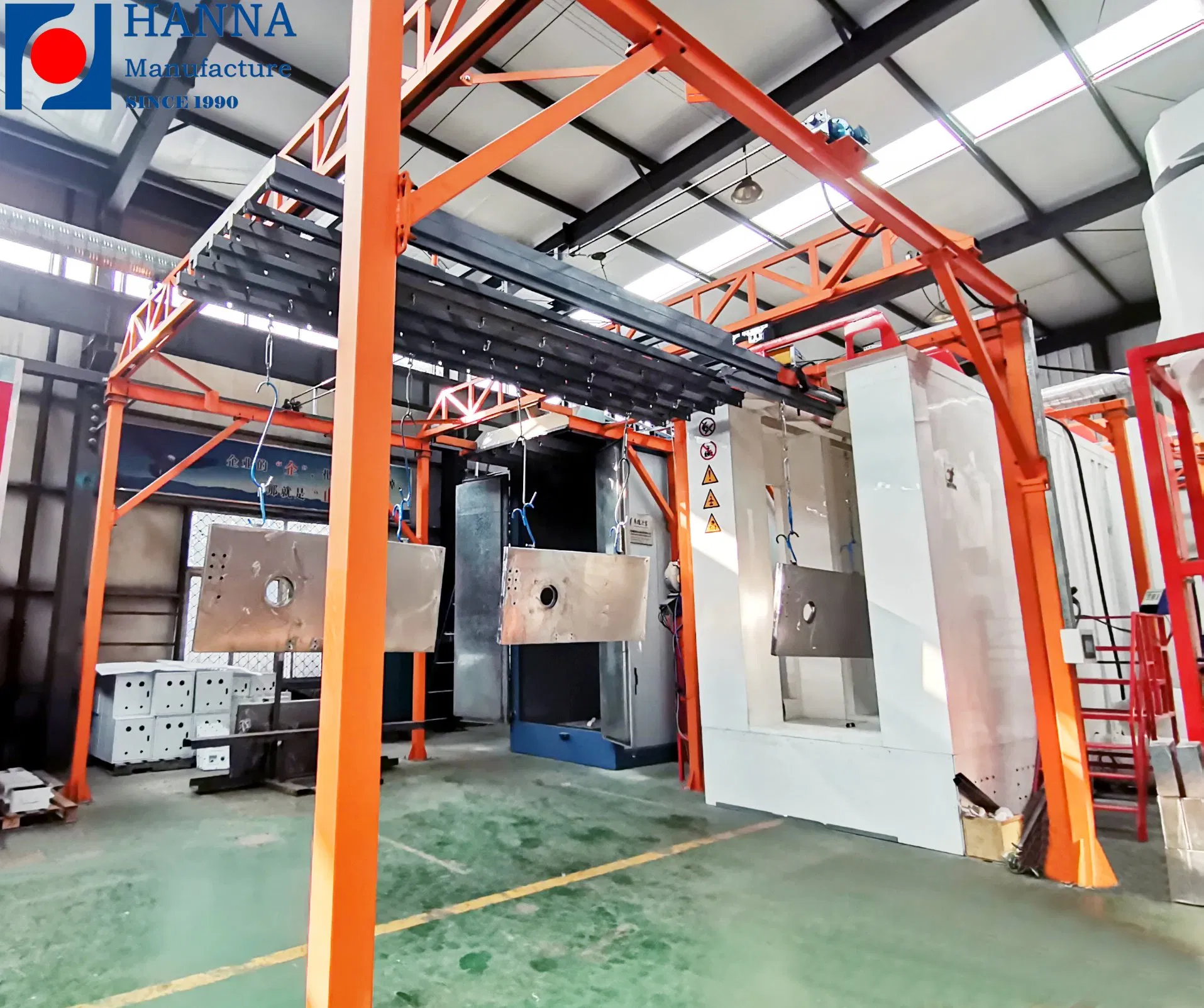 Fully Automated Powder Coating System for Metal Aluminium Panel Sheet