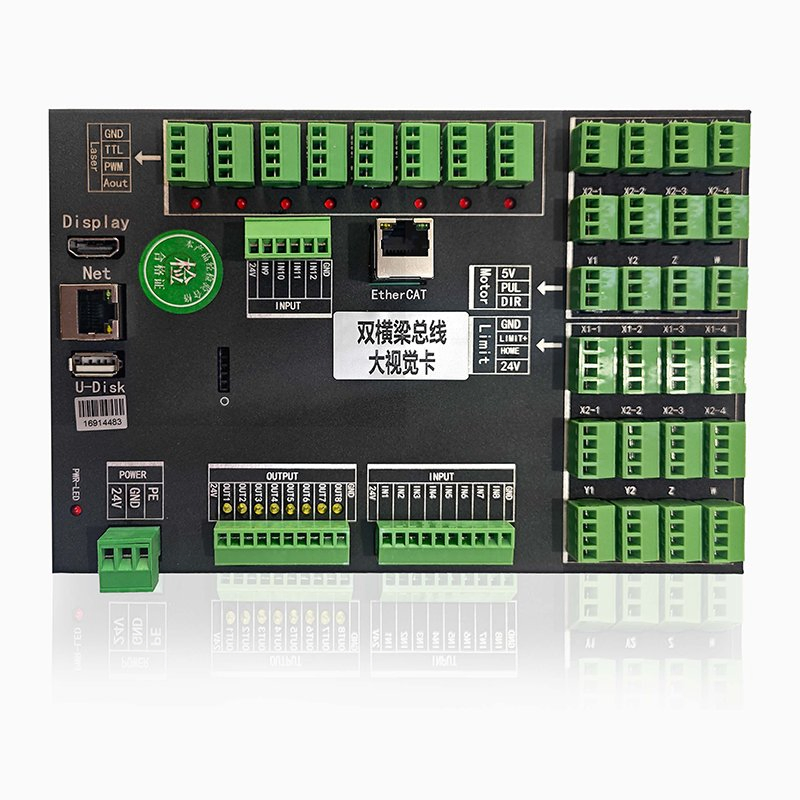 Ethercat Laser Control System for galvanometer dual flight CO2 PCB etching CCD Controller