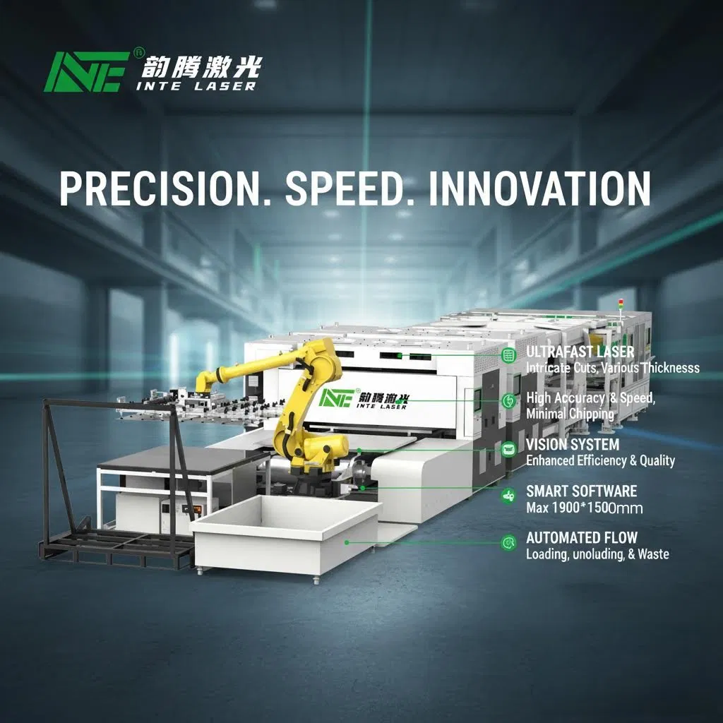 Advanced Fully Automated Large-Format Glass Cutting &amp; Splitting System with Infrared Picosecond Laser for Premium Automotive, Architectural, and Electronics