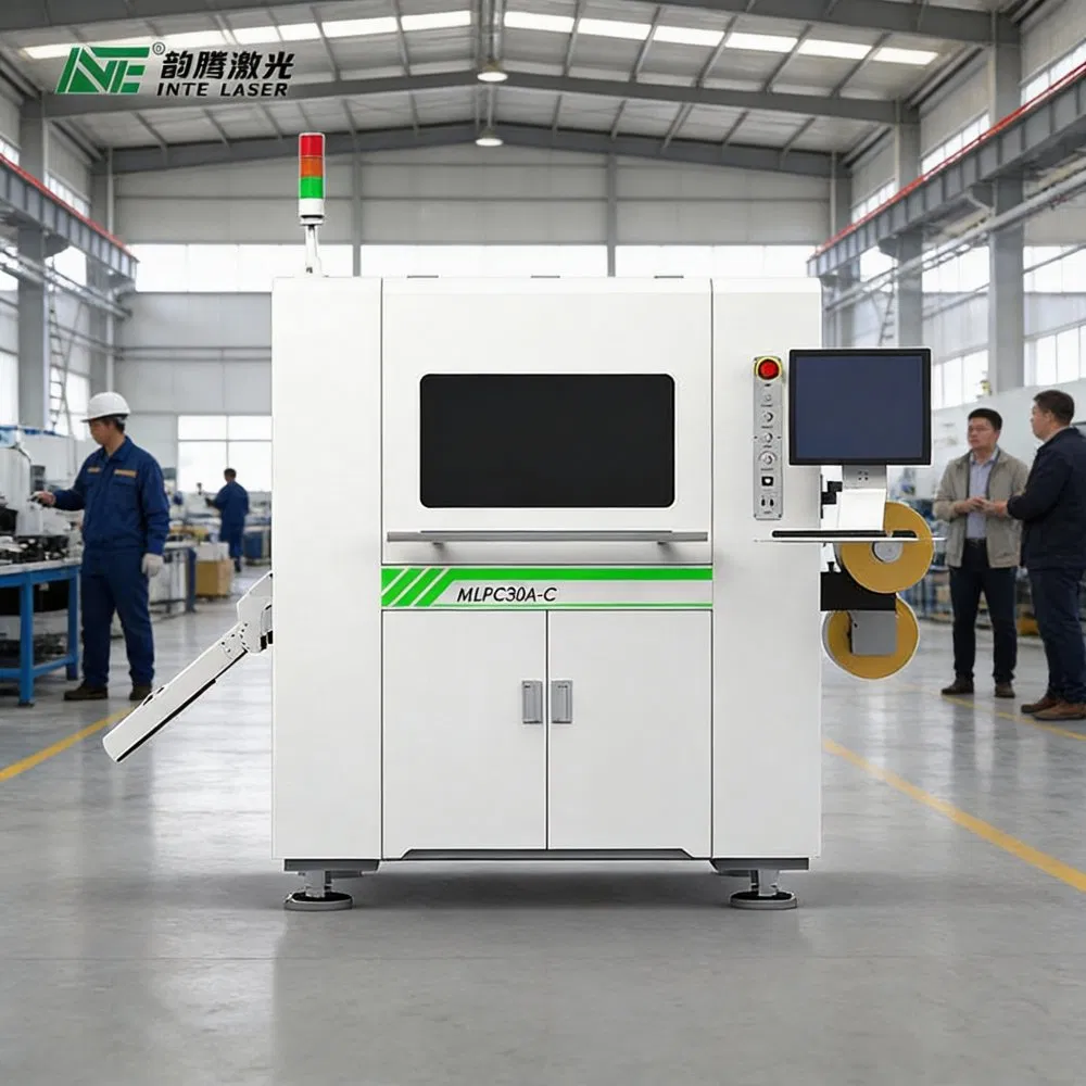 High Precision Dual-Head Roll-to-Roll Coating Film Laser Cutting Machine for FPC Overlayer UV &amp; Picosecond Laser Source