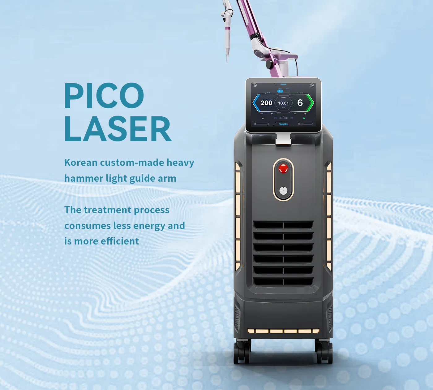 Powerful Tattoo Removal System Using Q-Switched ND YAG Laser