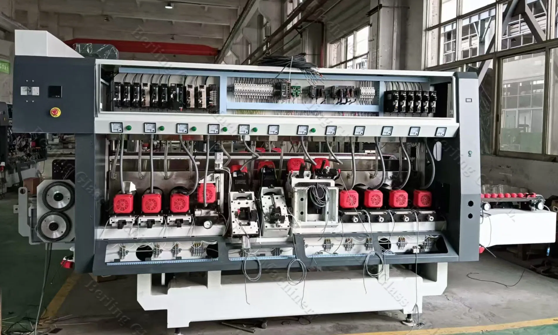 Glass Edge Polishing Equipment for Table Top and Decorative Glass Finishing