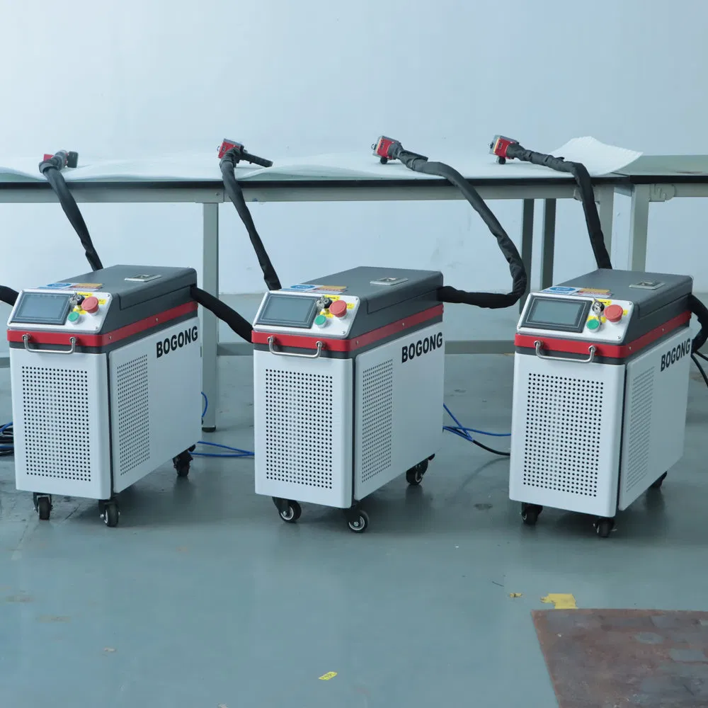 No Pollution Pulsed Portable Laser Cleaning System for Processing Workshops