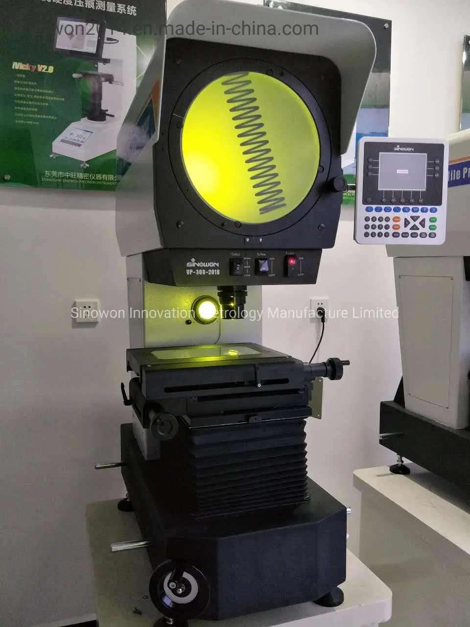Standard Digital Readout Vertical Profile Projector for Shaping File