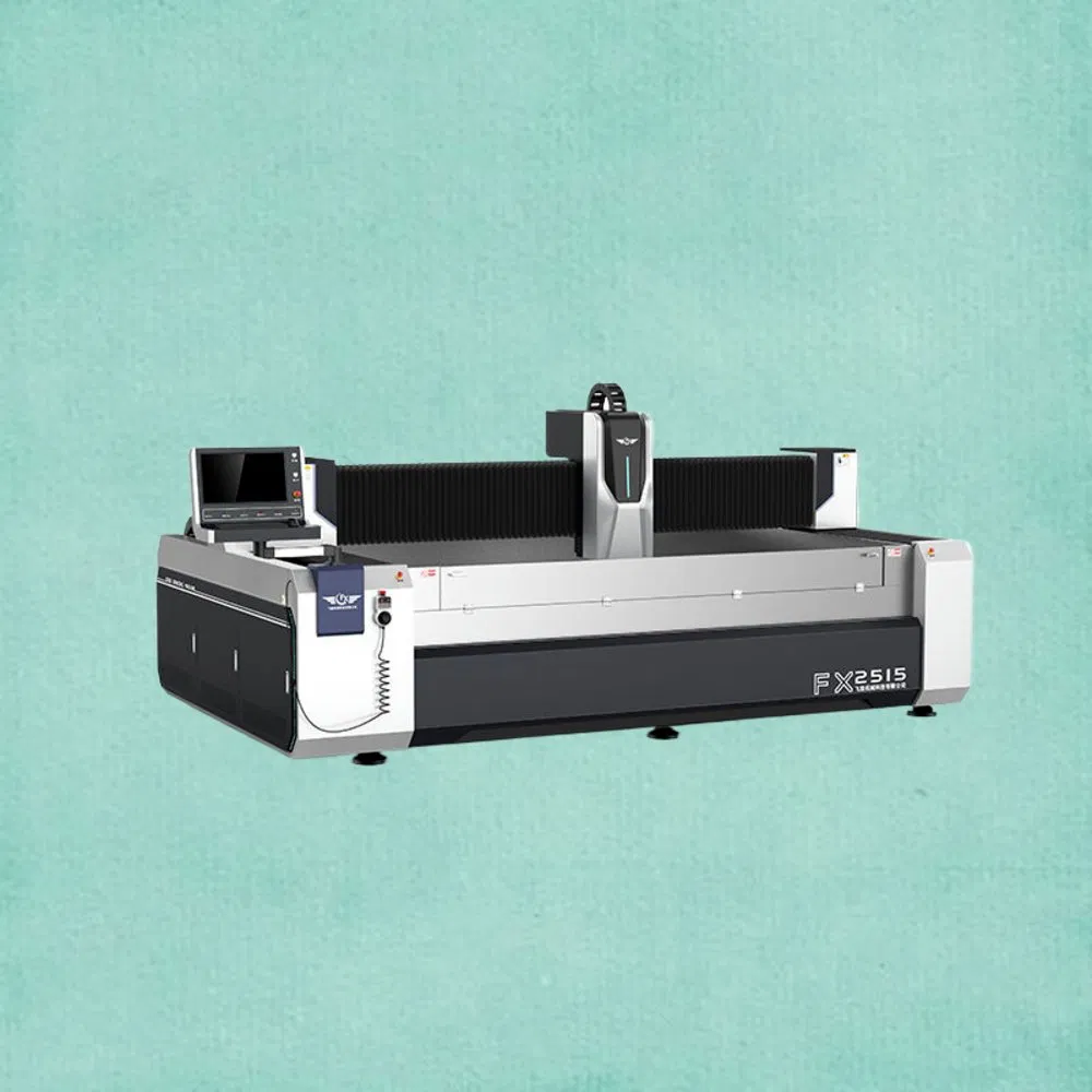 Large CNC Cutting Machine for Precision Special-Shaped Edge Grinding, Punching, Chamfering, etc. of Large Display Window Panel.