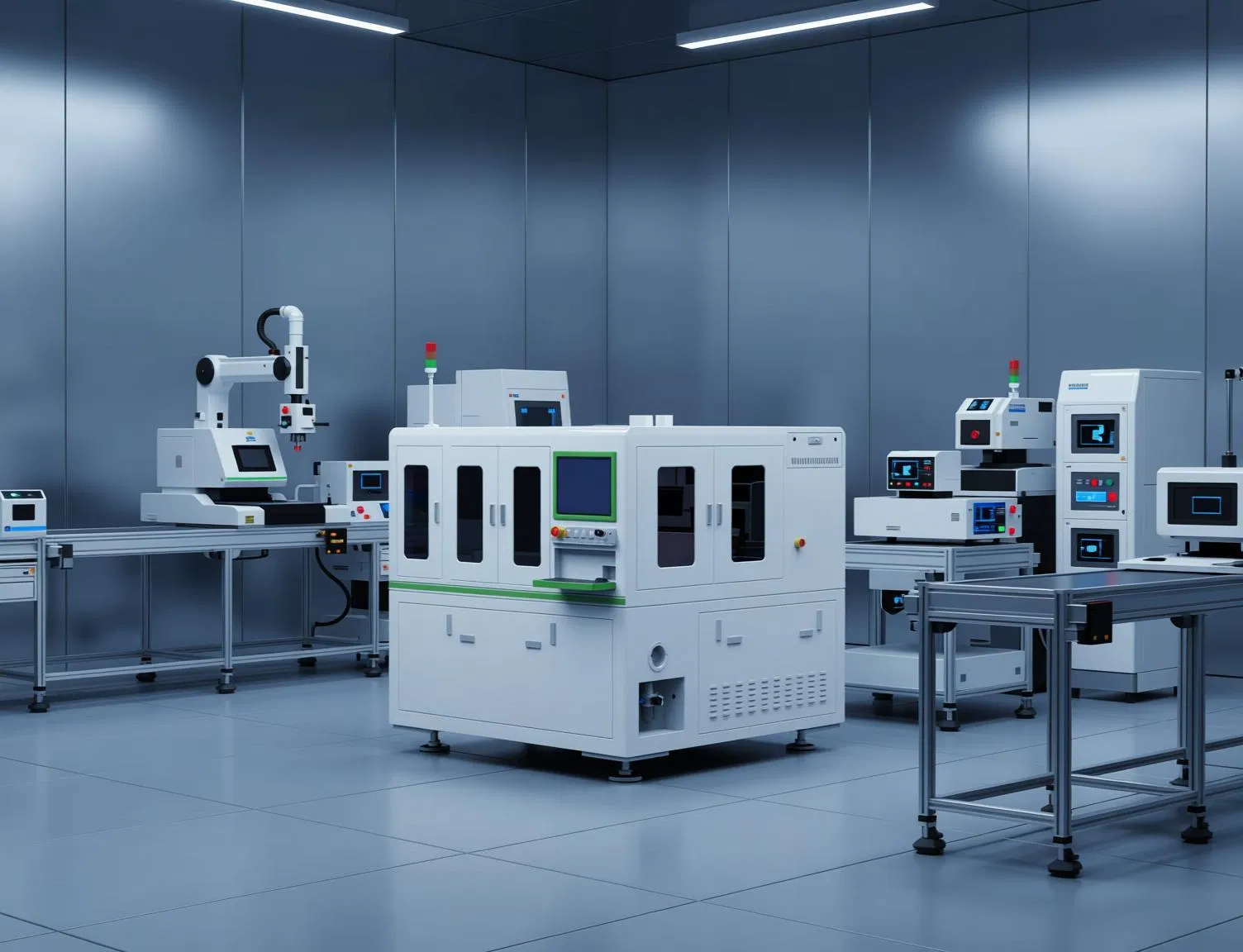 Fully Automated PCB/FPC Laser Marking System Vision Positioning Mes Integration for Traceability