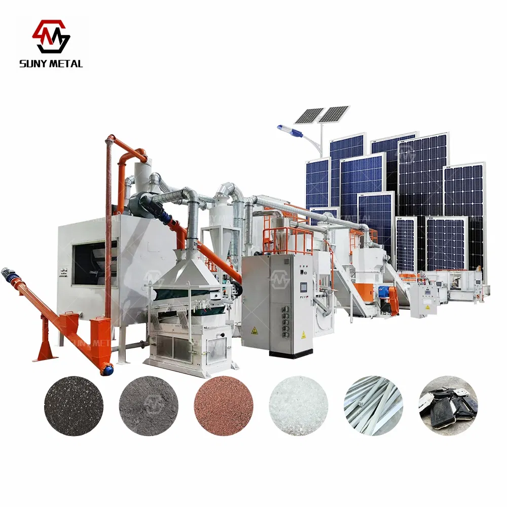 Environment Protection Waste Solar Panel Reclamation System Used Photovoltaic Panel Recycling for PV Panel Recovery