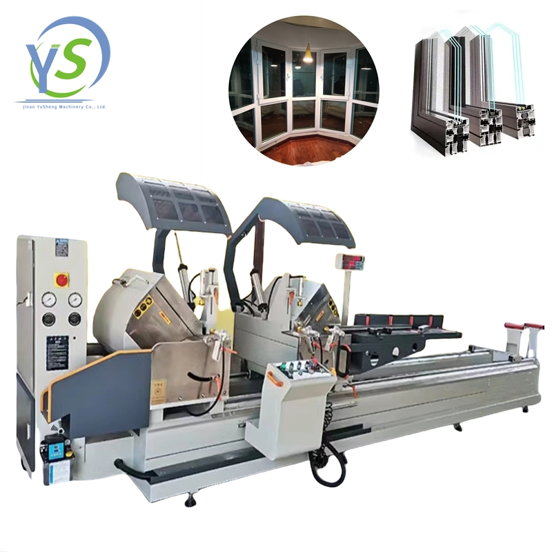 Aluminium Windows Doors Cutting Machine Digital Display Double Head Mitre Saw Aluminum Composite Panel Cutting Machine