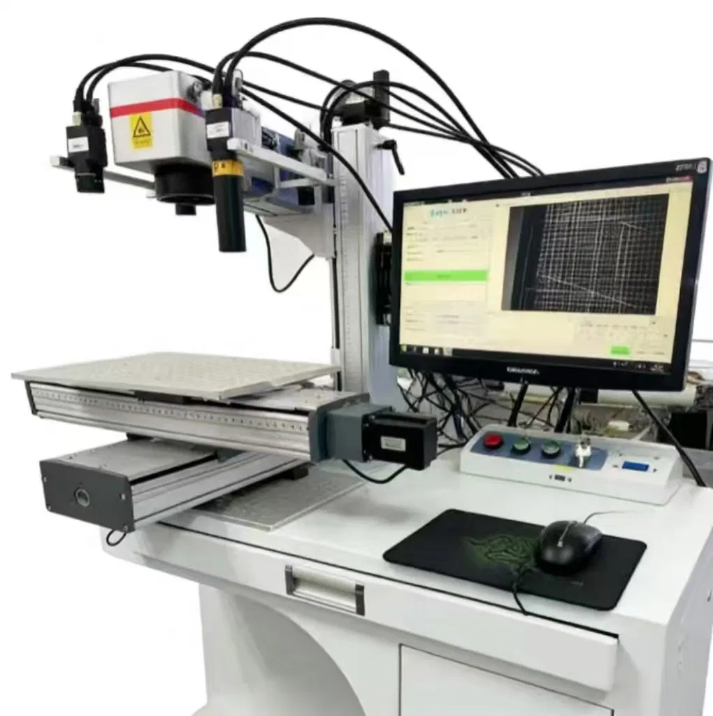Circuit Board Laser Marking System Qr Code CCD Guided
