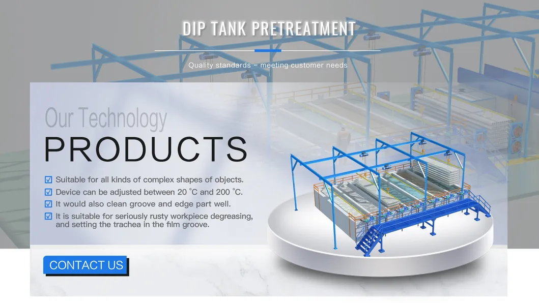 Automatic Spraying System with DIP Tank Pre-Treatment for Aluminum Profile