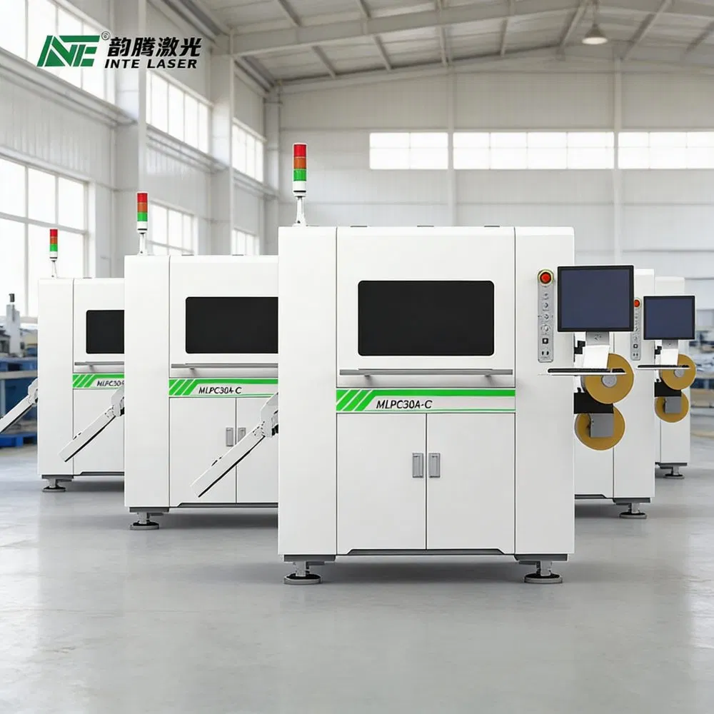 Automatic Double Head Cover Film Laser Cutting Machine - High Precision Industrial Equipment for Display Panel Manufacturing