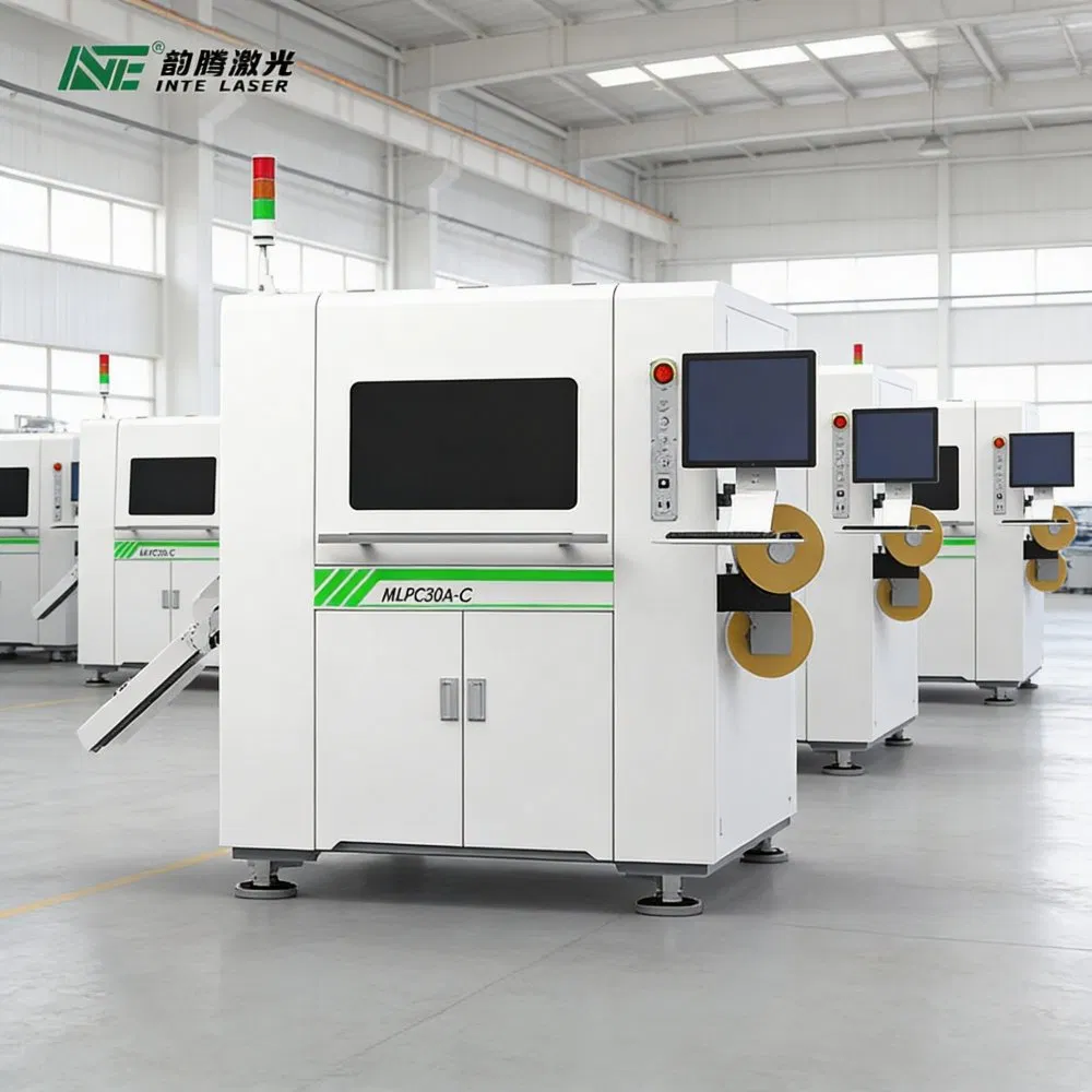 High Precision Dual-Head Roll-to-Roll Coating Film Laser Cutting Machine for FPC Overlayer UV &amp; Picosecond Laser Source