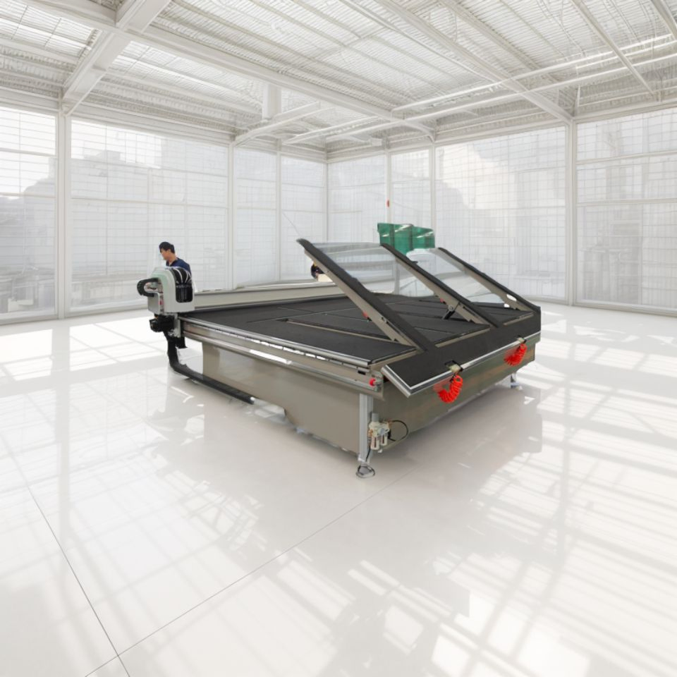 Advanced Automatic Glass Laser Cutting System with Tilting Bars