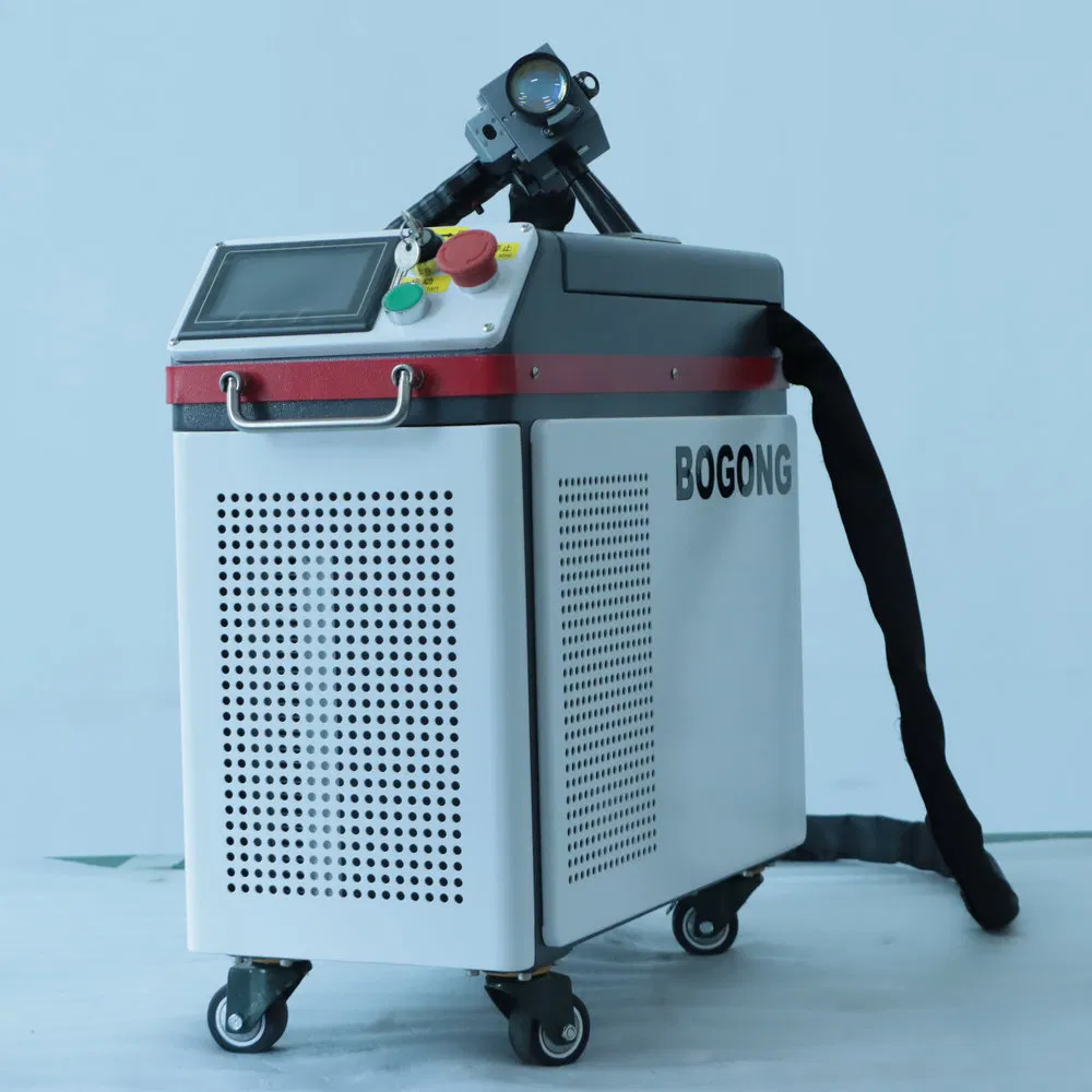 No Pollution Pulsed Portable Laser Cleaning System for Processing Workshops