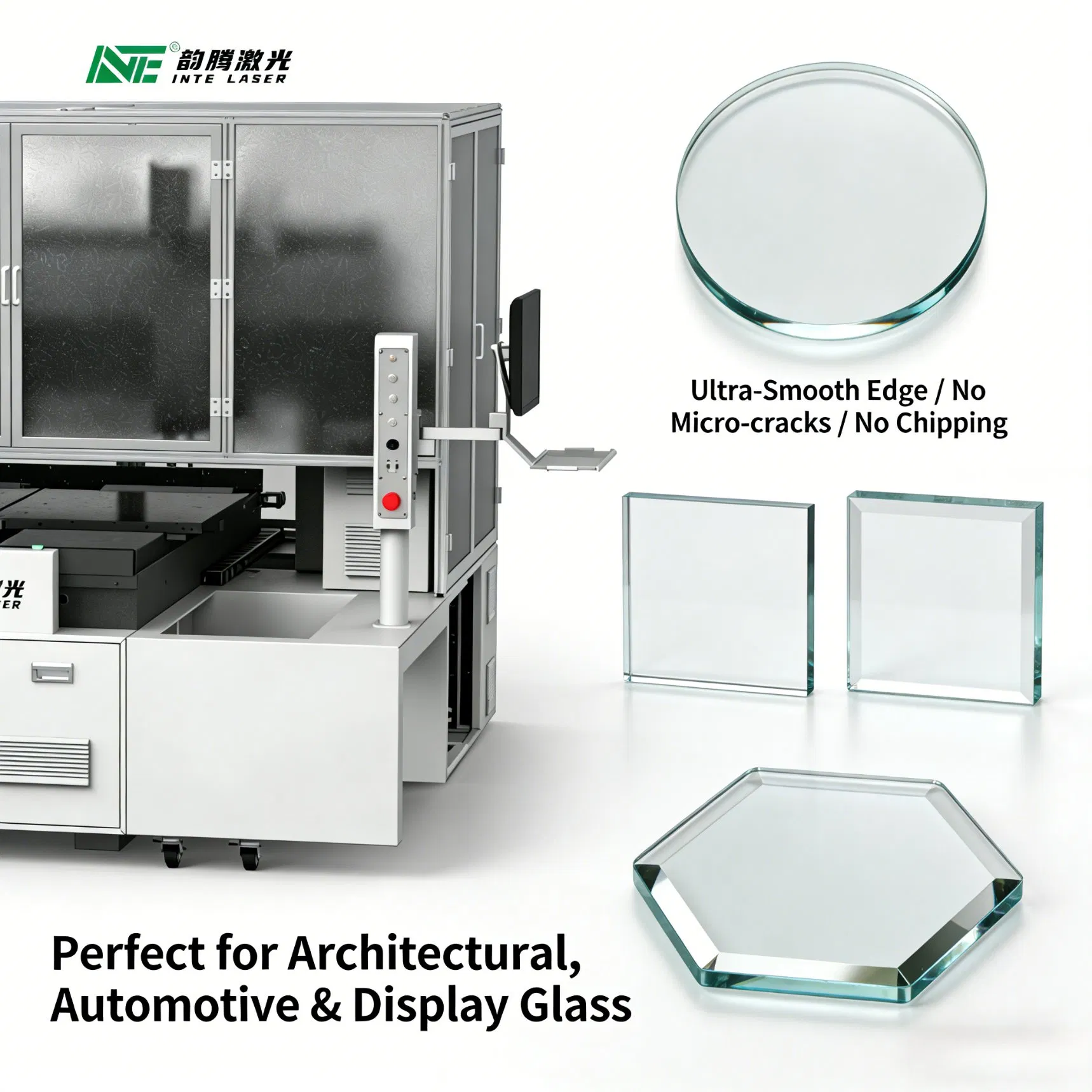 Ultra-Fast Dual Y-Axis Glass Laser Cutting System, 500mm/S, for High-Volume Production