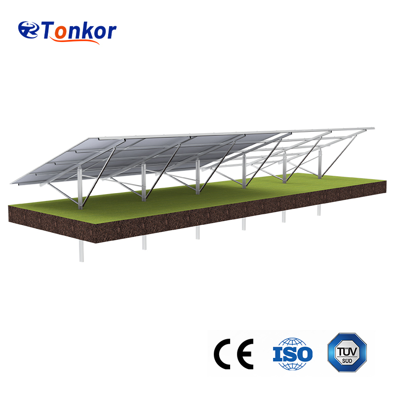 Single Pile Ground Mount Solar Panel Mounting System for Projects