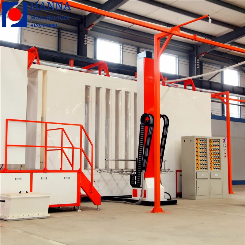 Automatic Spraying System with DIP Tank Pre-Treatment for Aluminum Profile