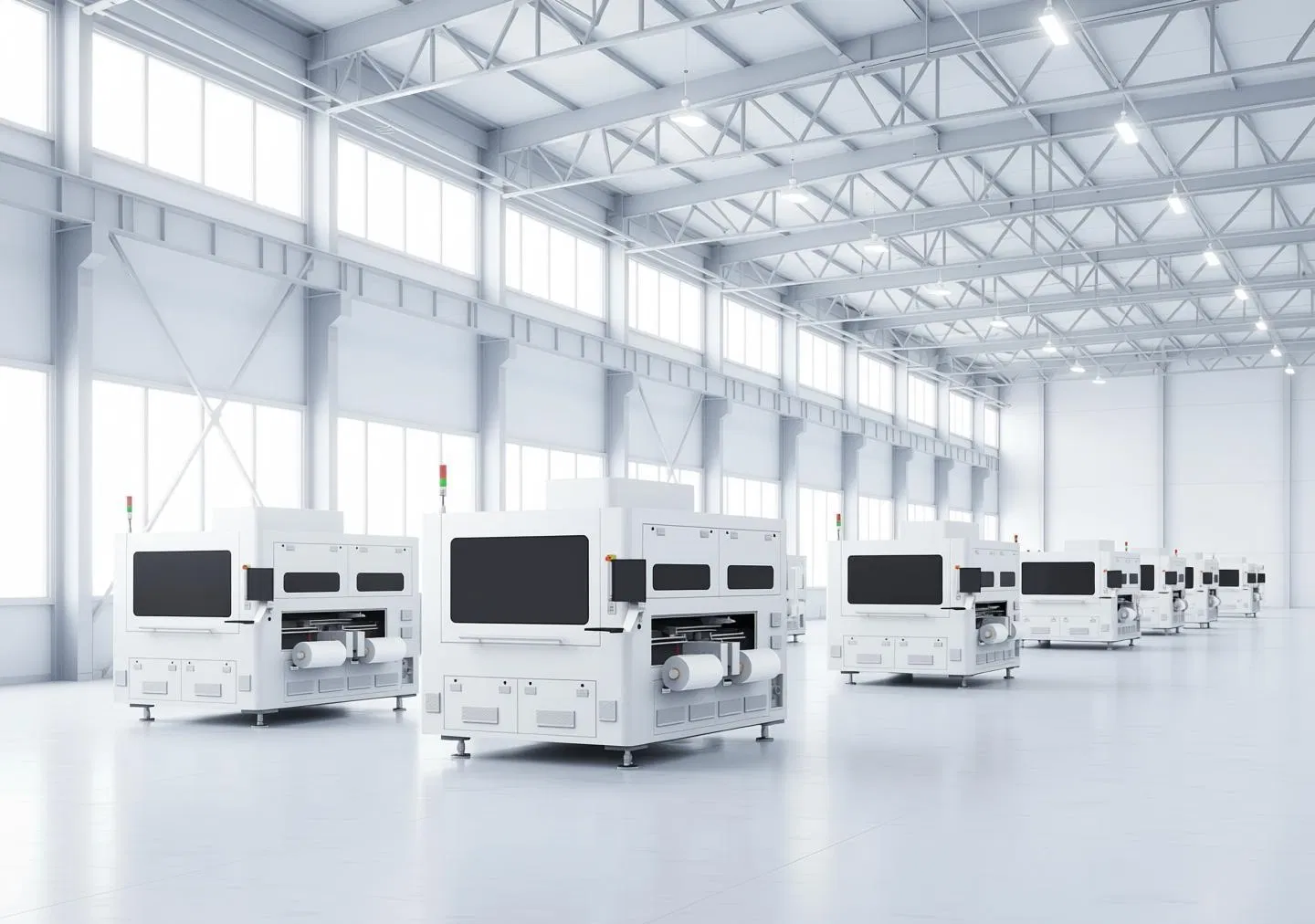 4-Head Roll-to-Roll Coverlay Laser Cutting Machine High-Speed Precision for FPC Manufacturing