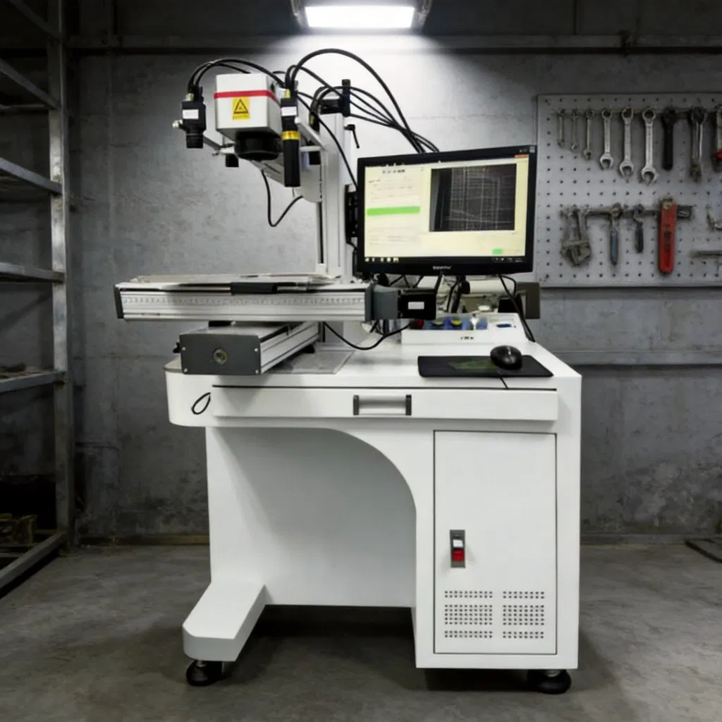 PCB Qr Code Laser Marking System CCD Vision Inline