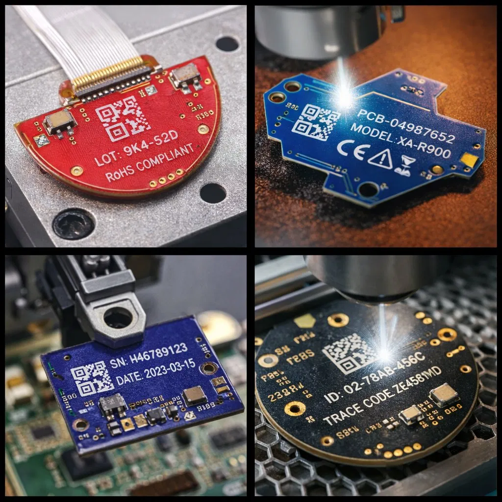 PCB PCB Laser Marking System for Quality Control and Tracking
