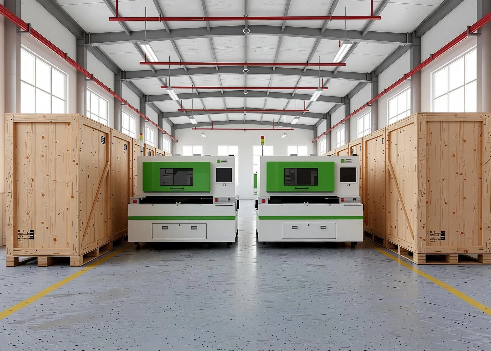 Large-Format Automated Industrial Laser Precision Automative Glass Cutting Machine