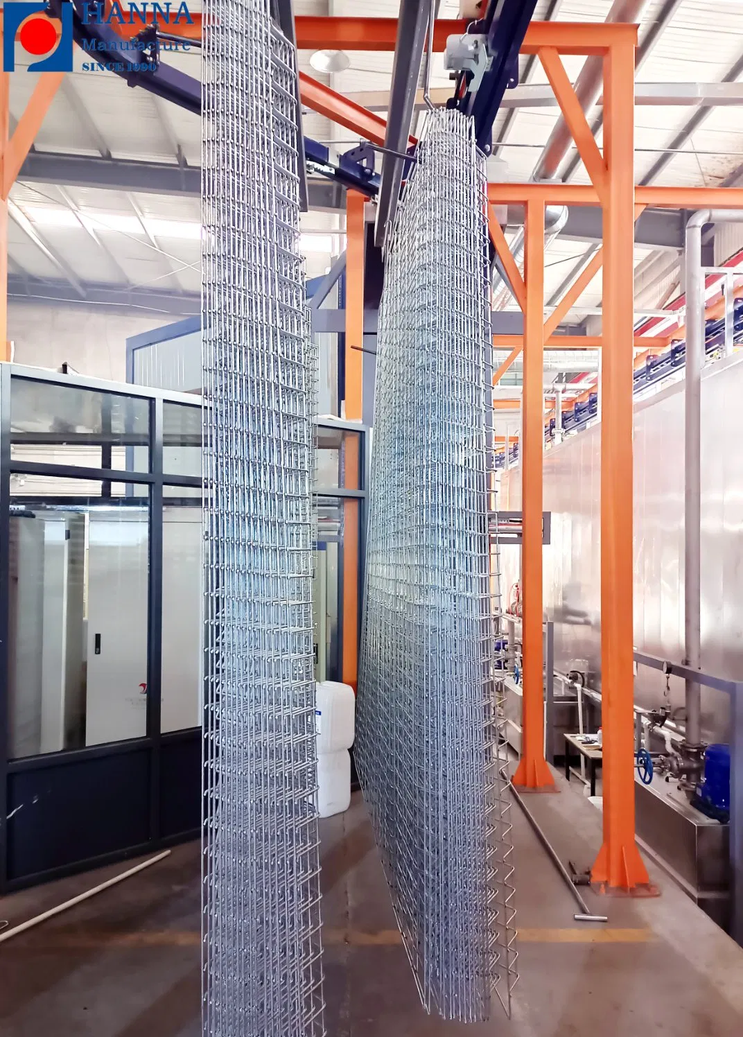 Powder Coating Equipment Set Security Fence Powder Coating System