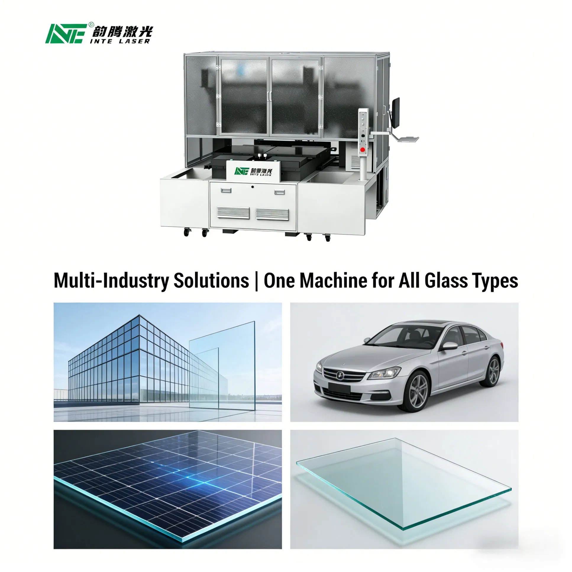 Ultra-Fast Dual Y-Axis Glass Laser Cutting System, 500mm/S, for High-Volume Production